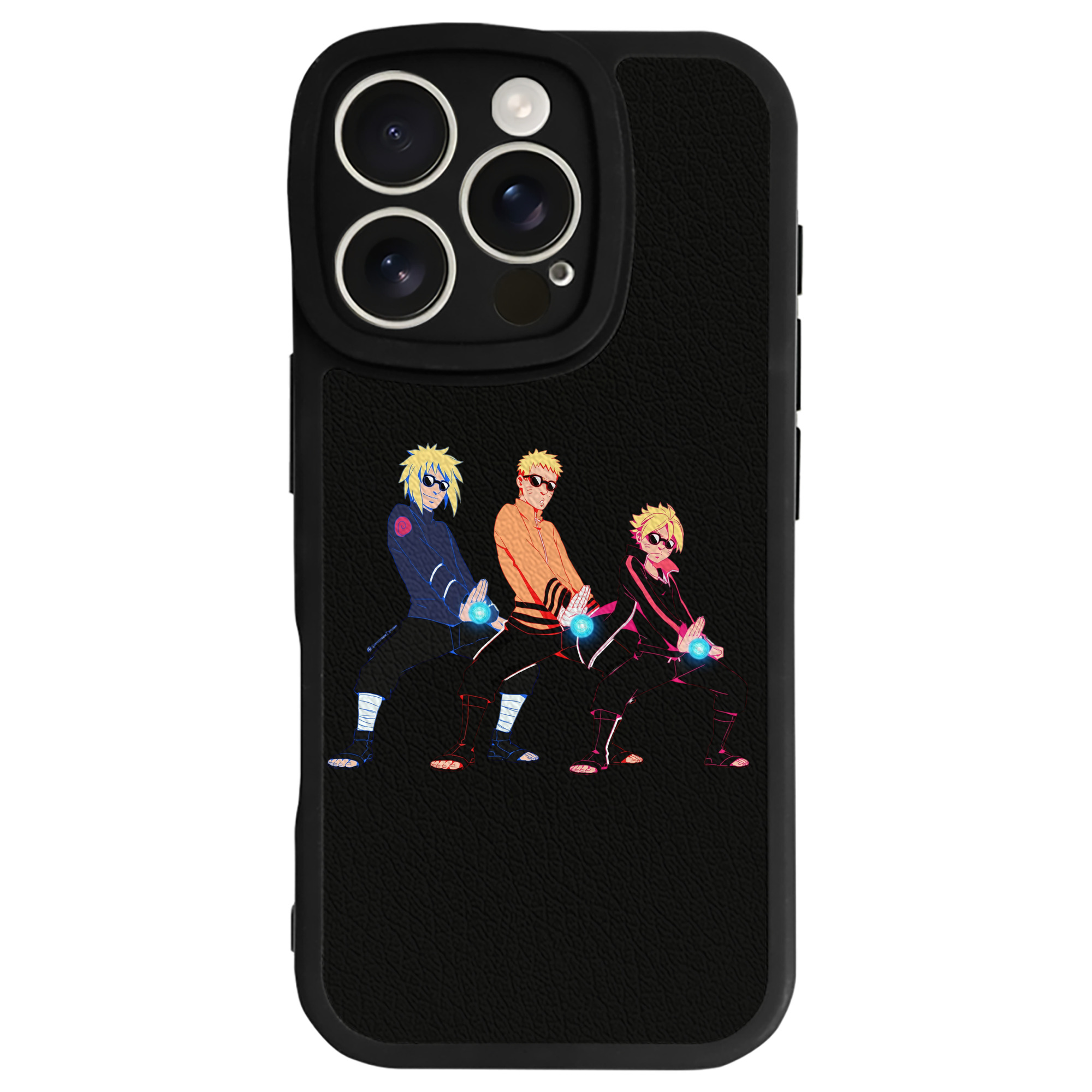 （画像用） NARUTO -ナルト- うずまき ナルト Uzumaki Naruto 【iPhone 16シリーズ対応】シリコンスマホケース（レザー調） 材質：シリコン